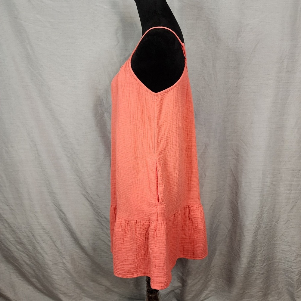 UNIVERSAL THREAD Size Small Cotton Gauze Spaghetti Strap Ruffled Breezy Dress - Picture 4 of 9